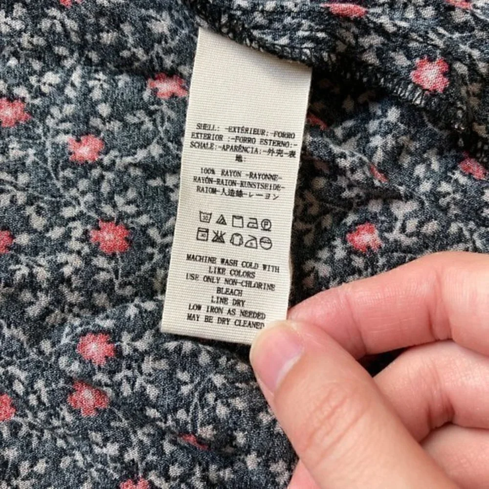 Free People Fortuna Floral Mini Dress Size XS